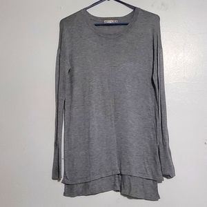 Women's Gray Medium Pink Republic Long Sleeve Shirt